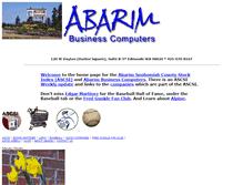 Tablet Screenshot of abarim.com